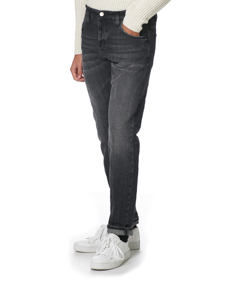 Homme | Jeans | PT01 | Slim Fit Japanese Selvedge Denim Black Wash