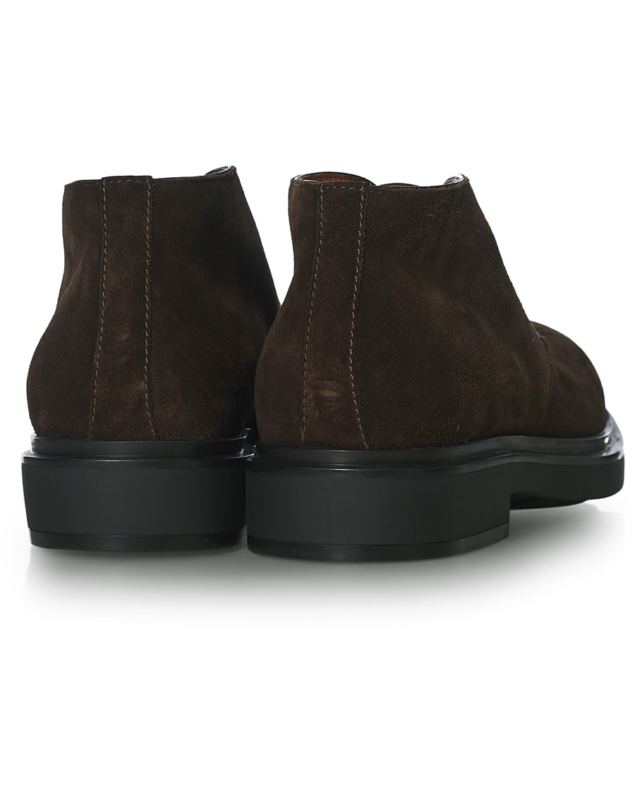 Homme | Santoni Wembley Desert Boot Dark Brown Suede | Santoni | Wembley Desert Boot Dark Brown Suede