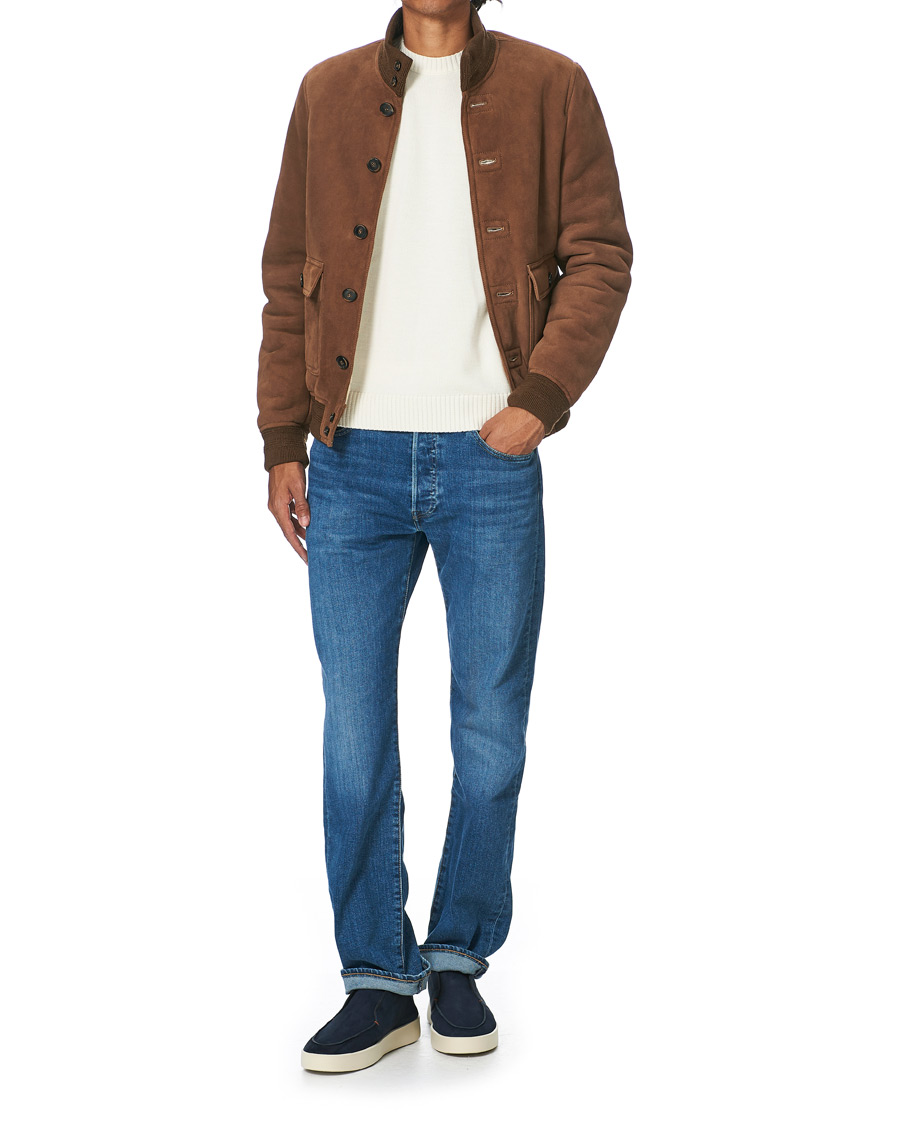 Homme | Santoni Slipper Chukka Boots Navy Suede | Santoni | Slipper Chukka Boots Navy Suede