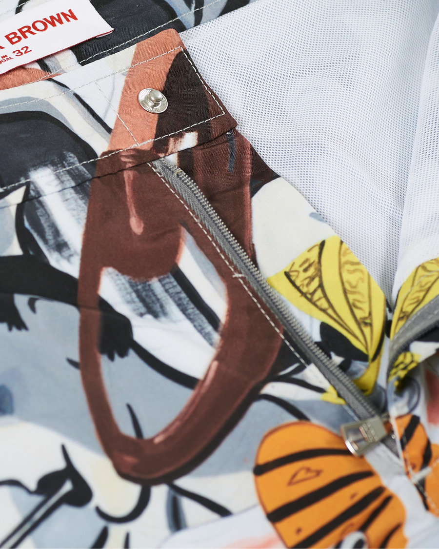 Homme | Maillots De Bain | Orlebar Brown | Bulldog x David Salle Diving Swim Shorts Multi