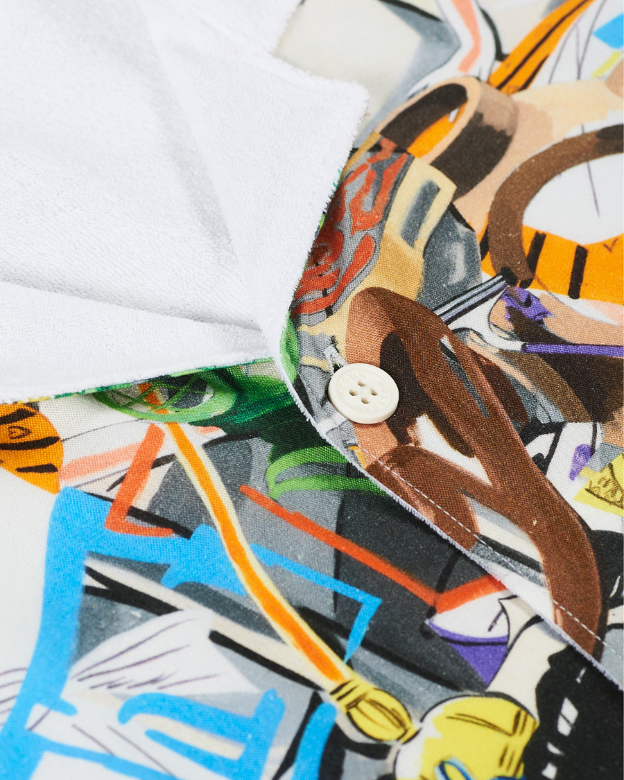 Homme | Polos | Orlebar Brown | Travis Towelling x David Salle Diving Polo Multi