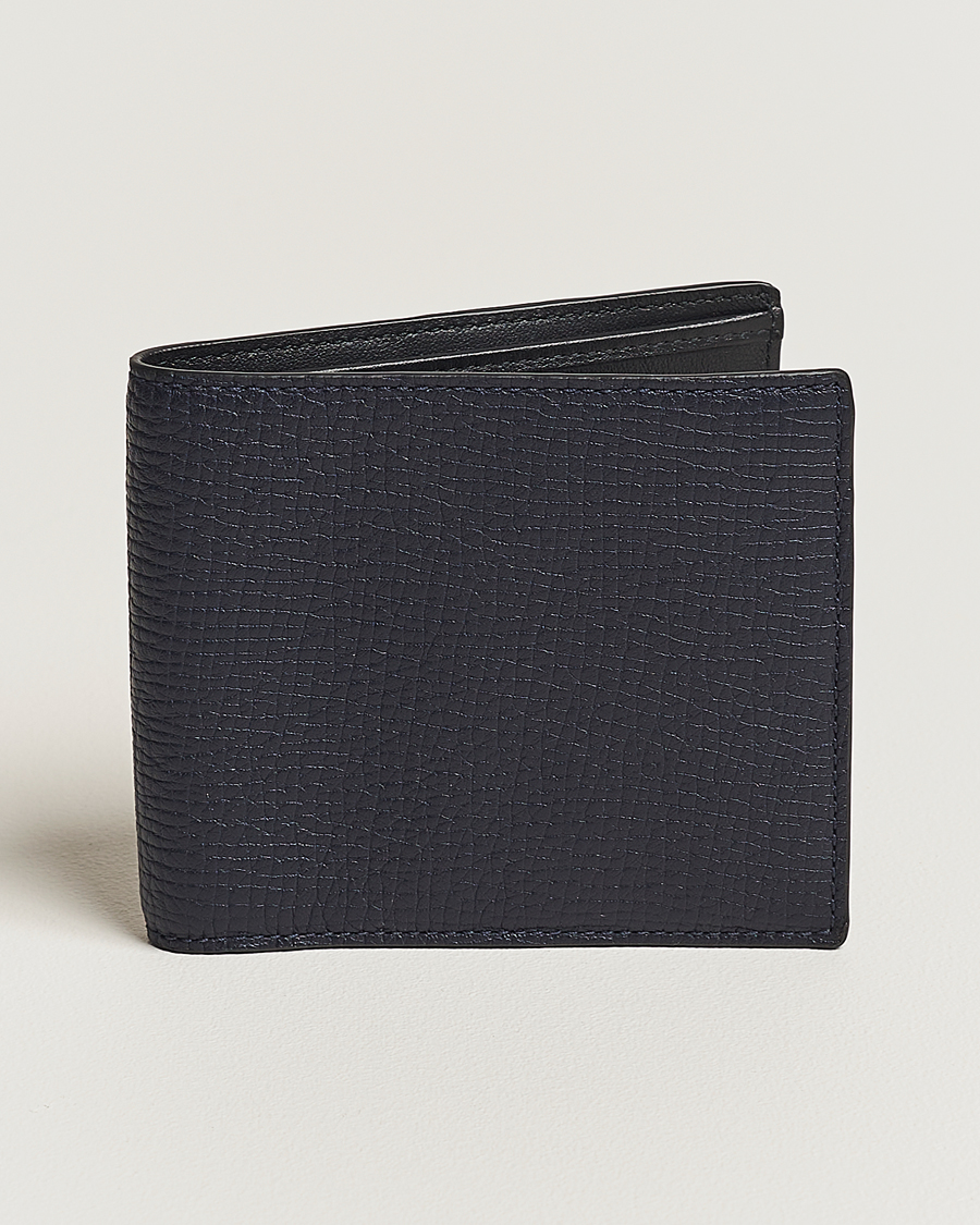 Homme | Smythson Ludlow 6 Card Wallet Navy | Smythson | Ludlow 6 Card Wallet Navy