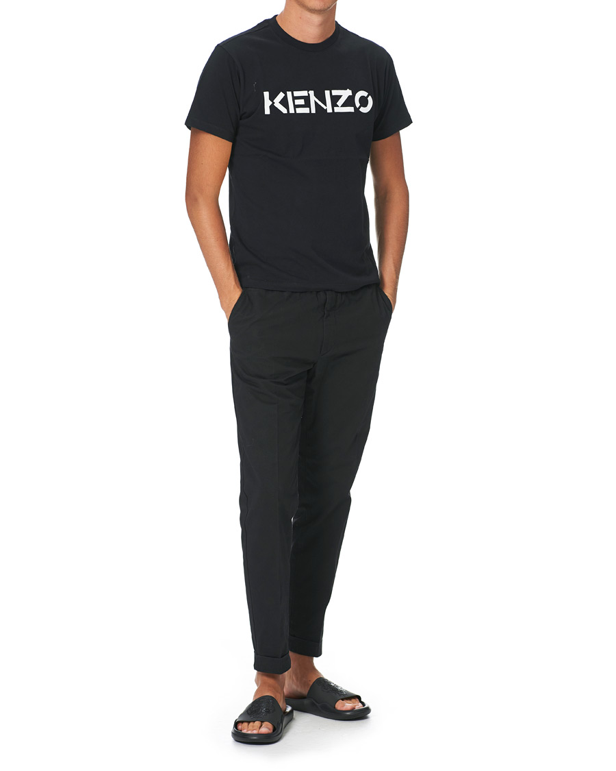Homme | KENZO Tiger Pool Mules Black | KENZO | Tiger Pool Mules Black