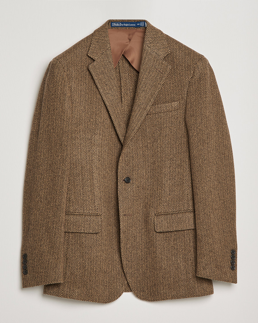 Homme | Blazers | Polo Ralph Lauren | Herringbone Sportcoat Brown