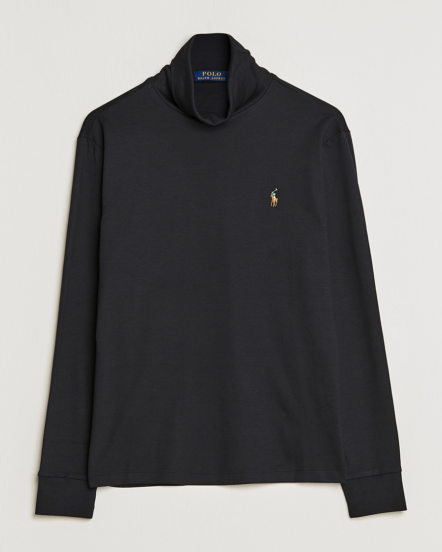 Homme | Pulls Et Tricots | Polo Ralph Lauren | Luxury Pima Cotton Rollneck Black