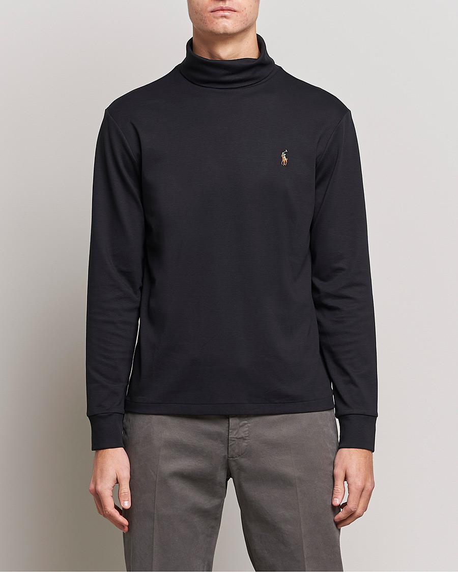 Homme | Pulls Et Tricots | Polo Ralph Lauren | Luxury Pima Cotton Rollneck Black
