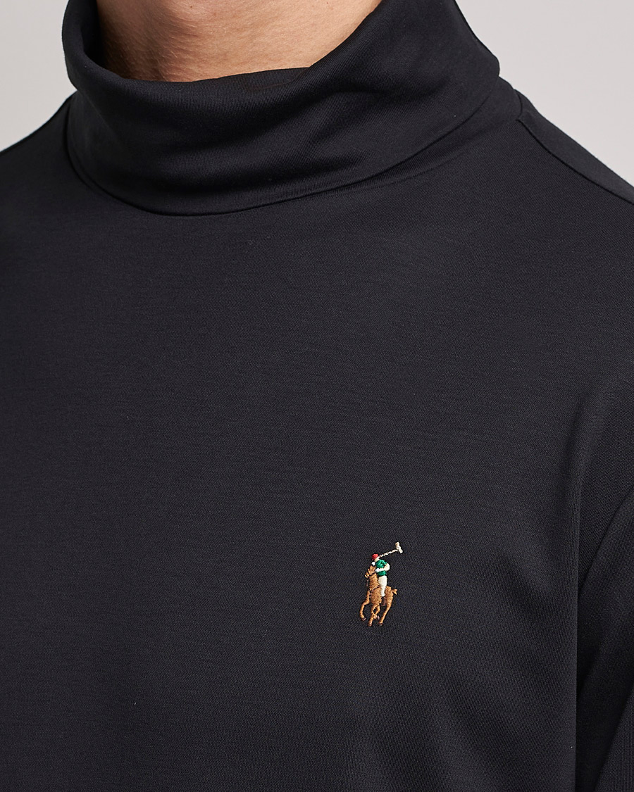 Homme | Pulls Et Tricots | Polo Ralph Lauren | Luxury Pima Cotton Rollneck Black