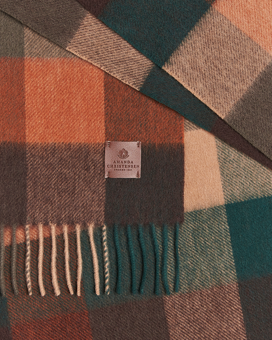 Homme | Écharpes | Amanda Christensen | Wool Block Check Scarf Multi