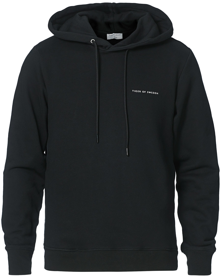 Homme | Pulls Et Tricots | Tiger of Sweden | Dominick Cotton Hoodie Black
