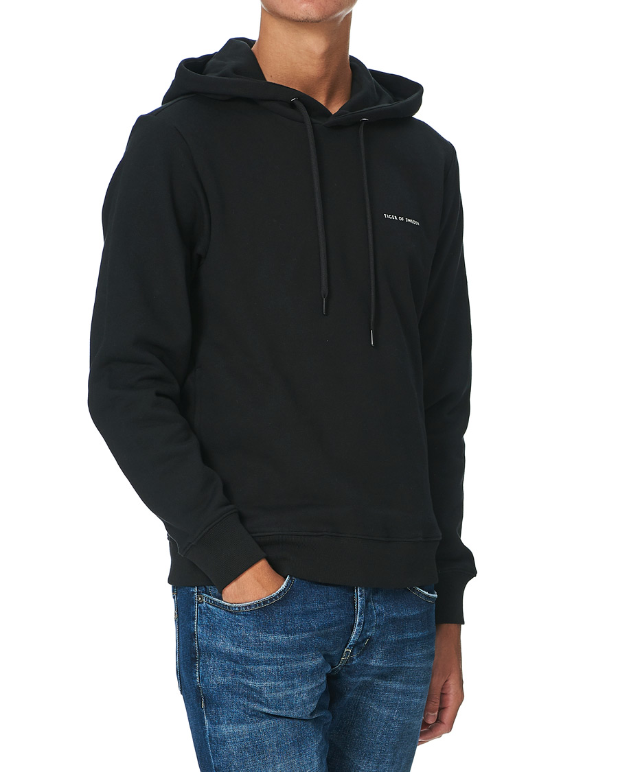 Homme | Pulls Et Tricots | Tiger of Sweden | Dominick Cotton Hoodie Black