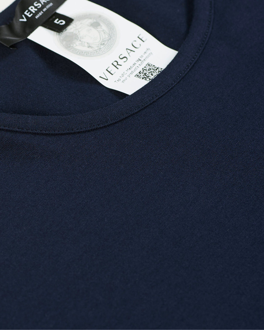 Homme | T-shirts | Versace | Medusa Long Sleeve Tee Navy