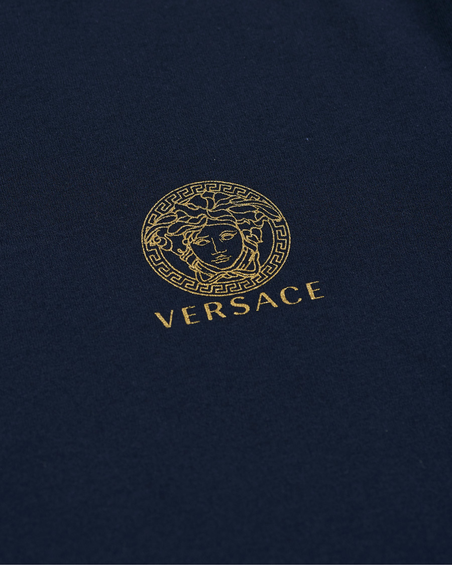 Homme | T-shirts | Versace | Medusa Long Sleeve Tee Navy