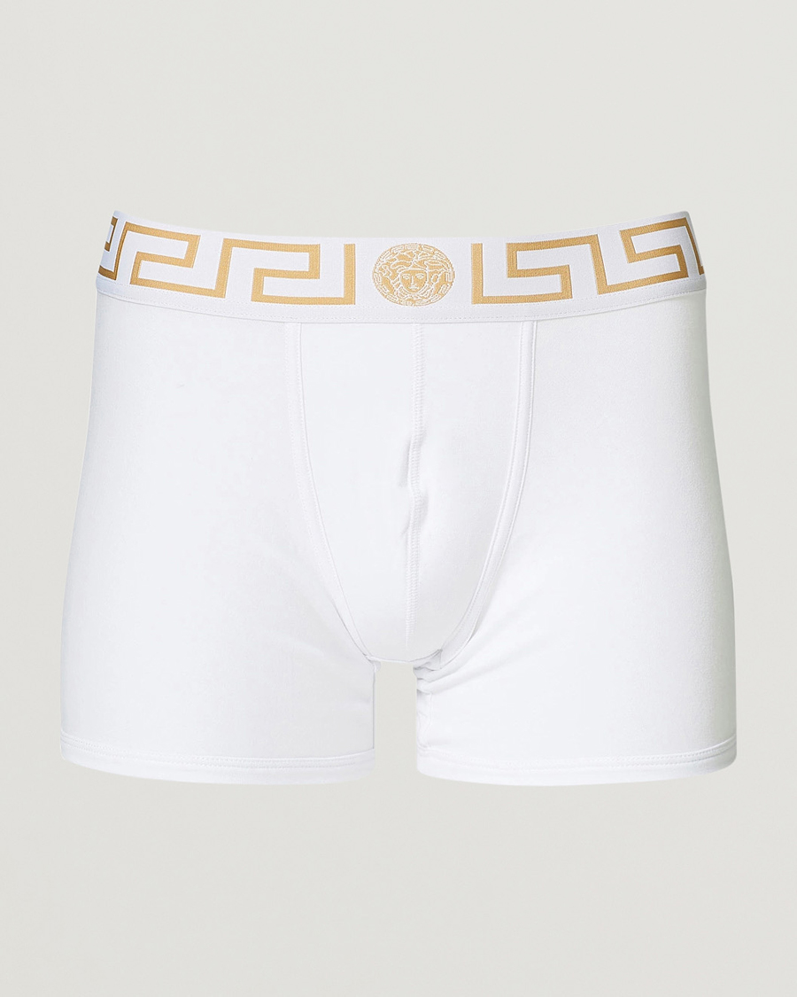 Homme | Sous-Vêtements Et Chaussettes | Versace | Greca Boxer Briefs White