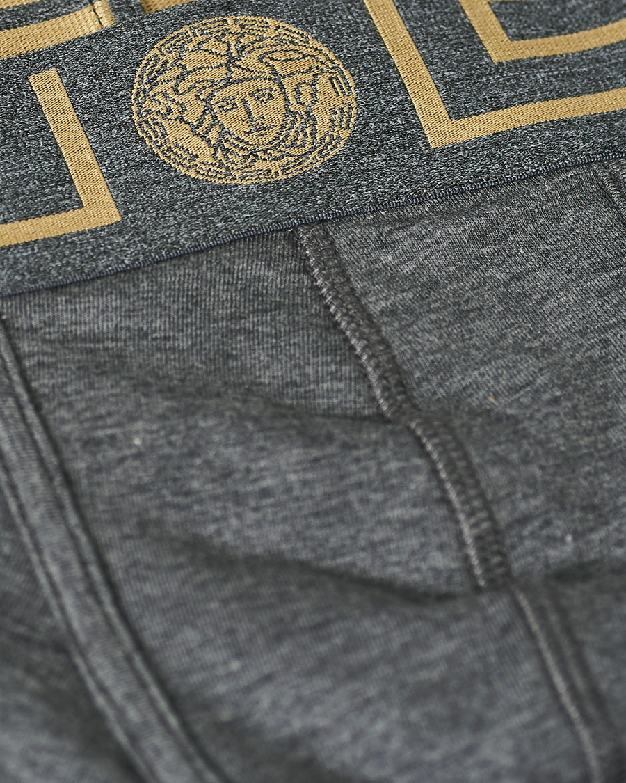 Homme | Sous-Vêtements Et Chaussettes | Versace | Greca Boxer Briefs Grey Melange