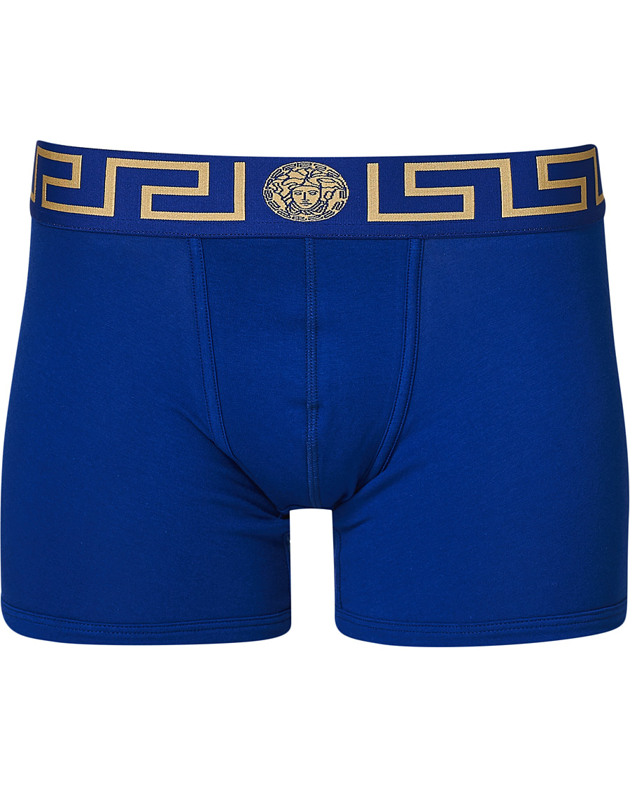 Homme | Sous-Vêtements Et Chaussettes | Versace | Greca Boxer Briefs Blue