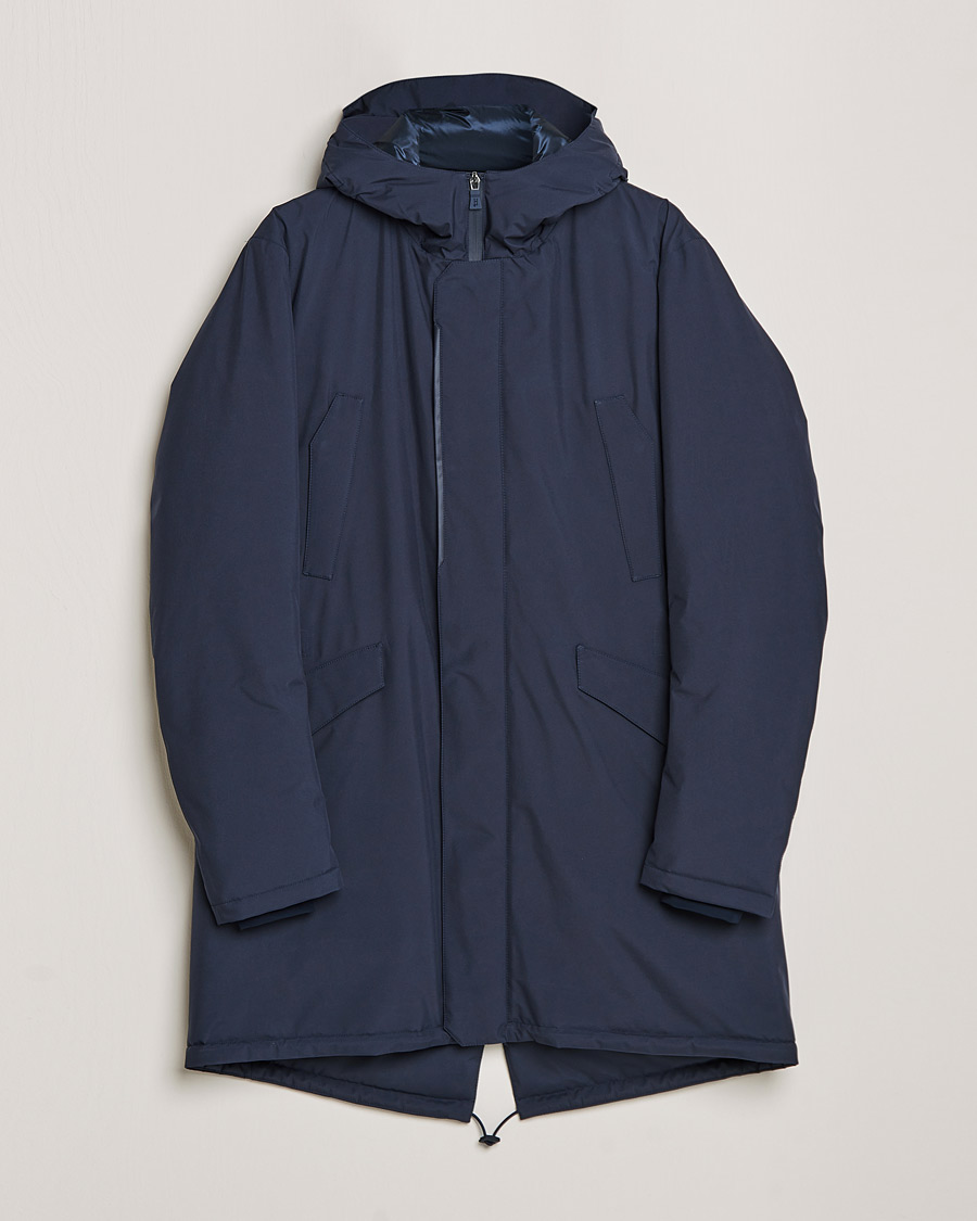 Homme | Manteaux Et Vestes | Herno | Laminar Goretex Car Coat Navy