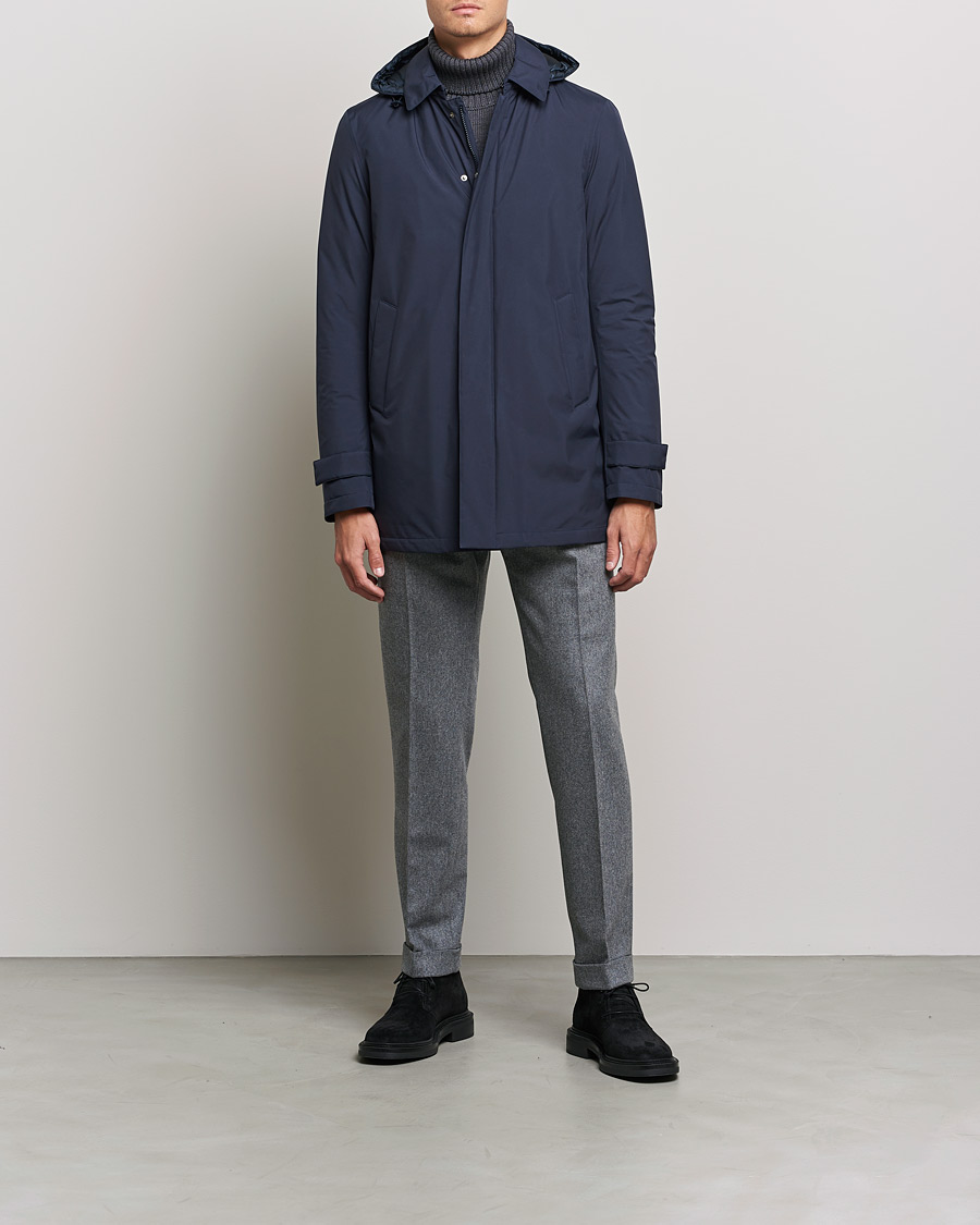 Homme | Manteaux Et Vestes | Herno | Laminar Waterproof Down Coat Navy