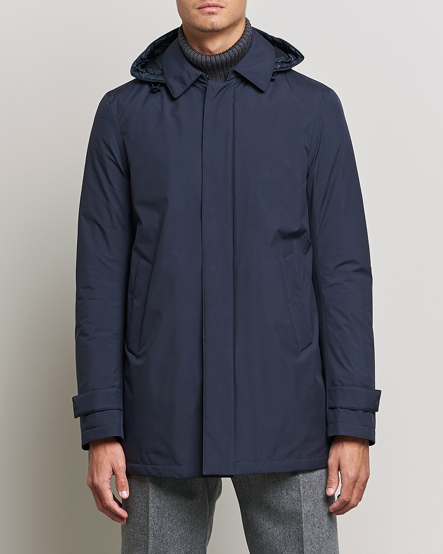 Homme | Manteaux Et Vestes | Herno | Laminar Waterproof Down Coat Navy