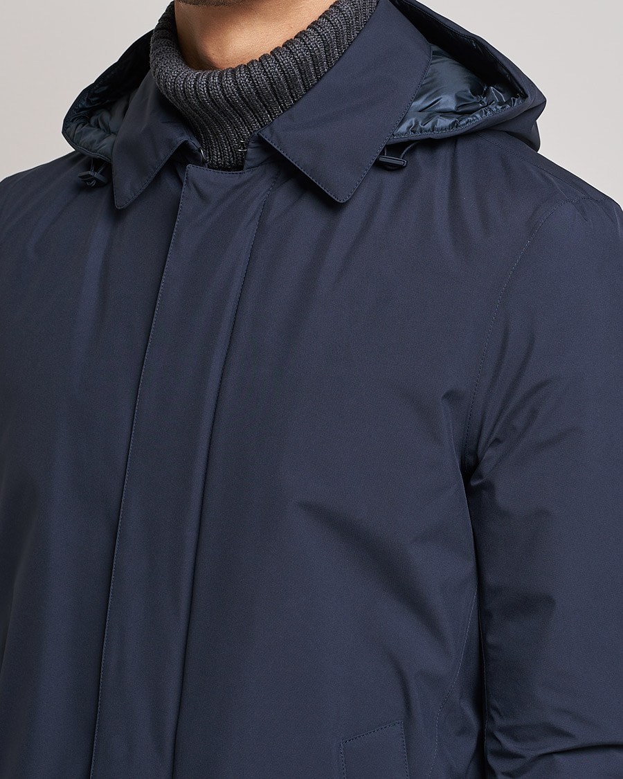 Homme | Manteaux Et Vestes | Herno | Laminar Waterproof Down Coat Navy