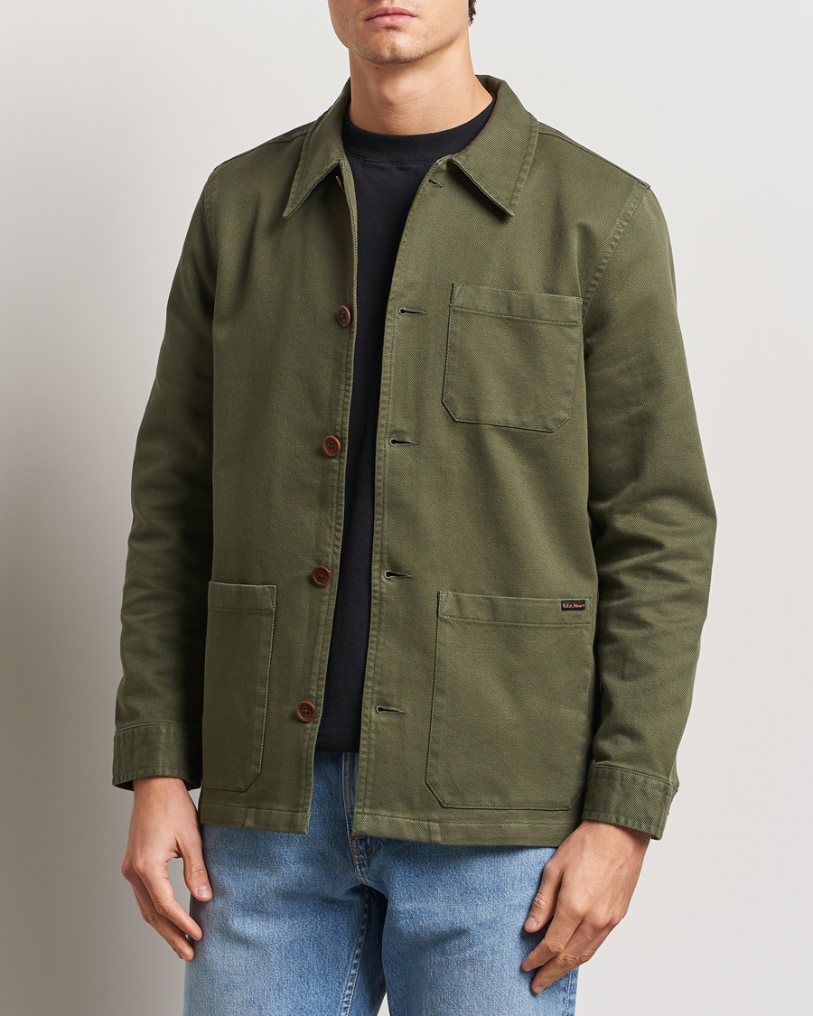 Homme | Chemises | Nudie Jeans | Barney Worker Overshirt Olive