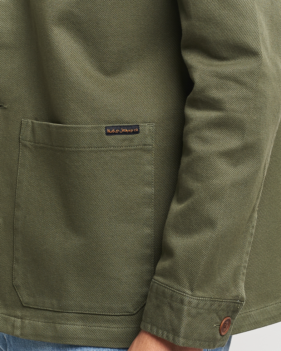 Homme | Chemises | Nudie Jeans | Barney Worker Overshirt Olive