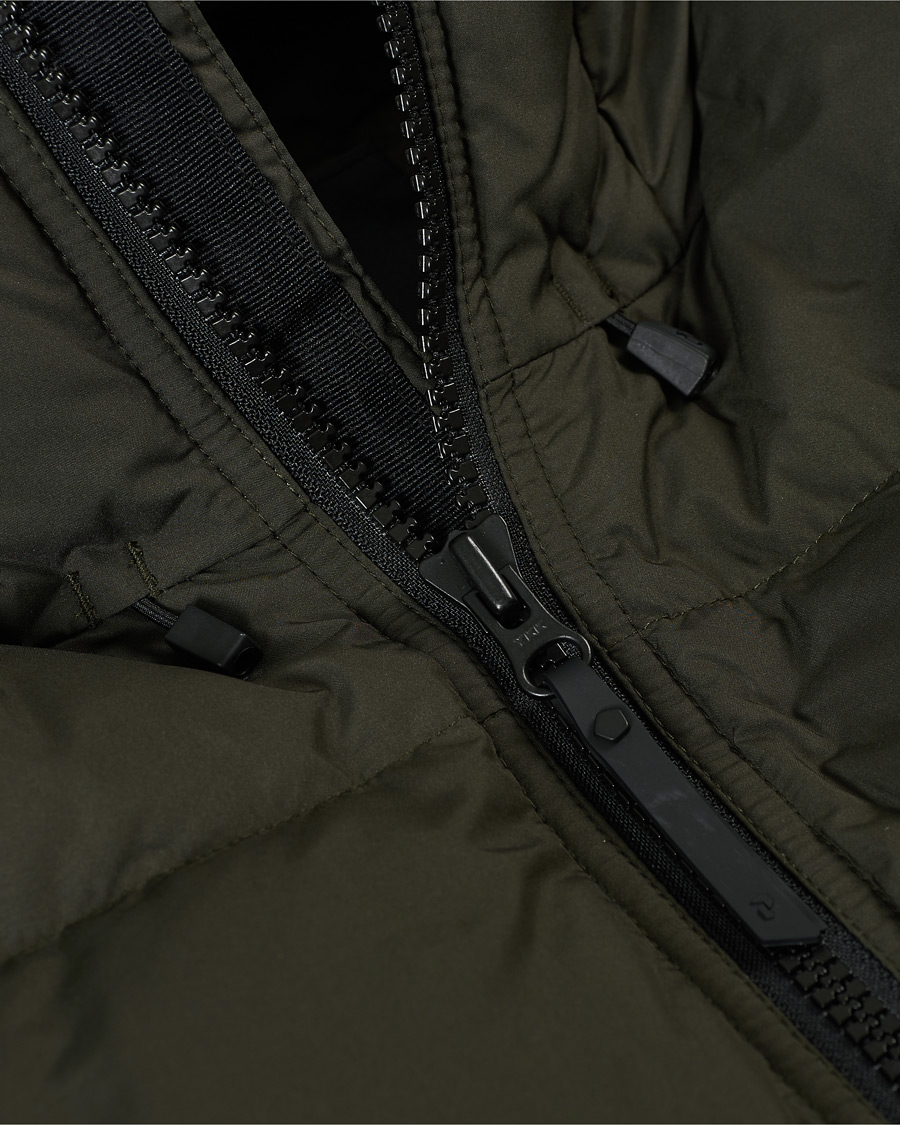 Homme | Manteaux Et Vestes | Peak Performance | Rivel Down Hooded Jacket Olive Extreme