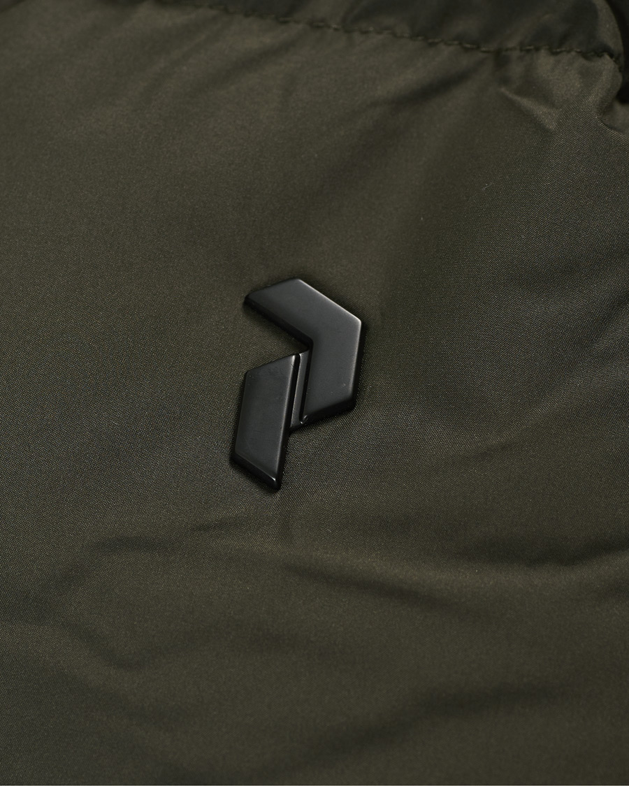 Homme | Manteaux Et Vestes | Peak Performance | Rivel Down Hooded Jacket Olive Extreme