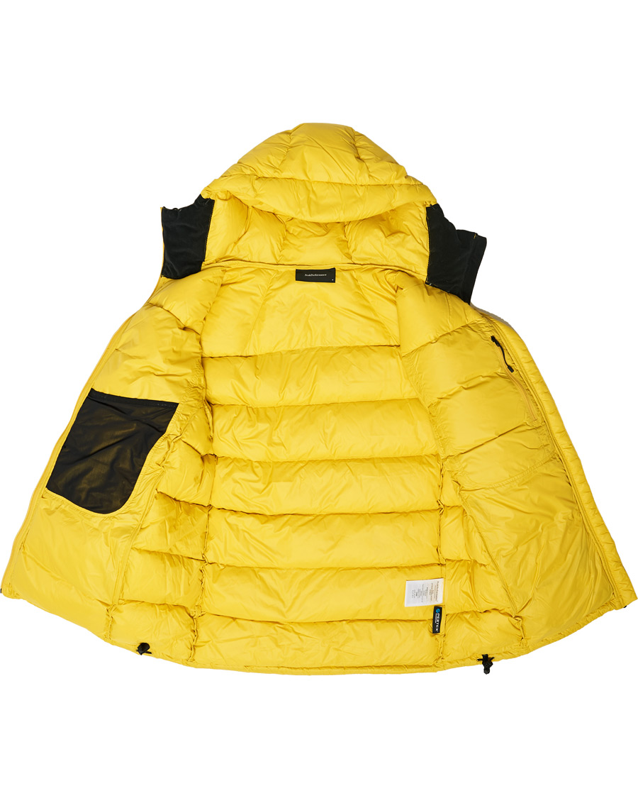 Homme | Manteaux Et Vestes | Peak Performance | Frost Down Hooded Jacket Trek Yellow