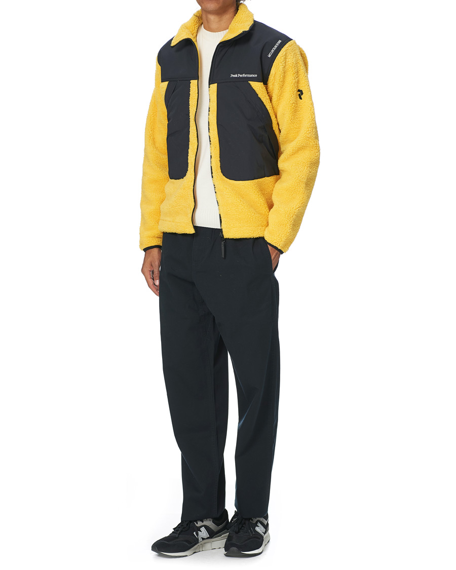 Homme | Manteaux Et Vestes | Peak Performance | Vipe 95 Pile Jacket Trek Yellow