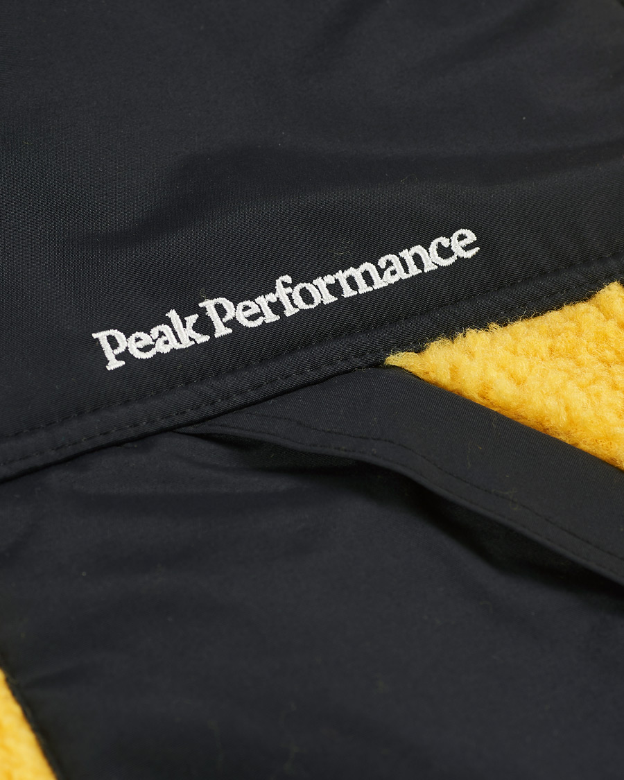 Homme | Manteaux Et Vestes | Peak Performance | Vipe 95 Pile Jacket Trek Yellow
