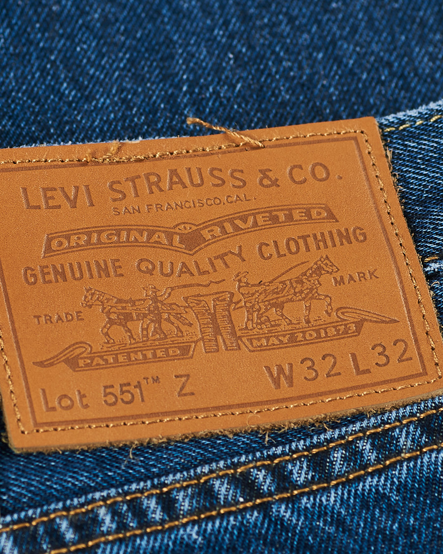 Homme | Jeans | Levi's | 551Z Authentic Straight Fit Jeans Rubber Worn