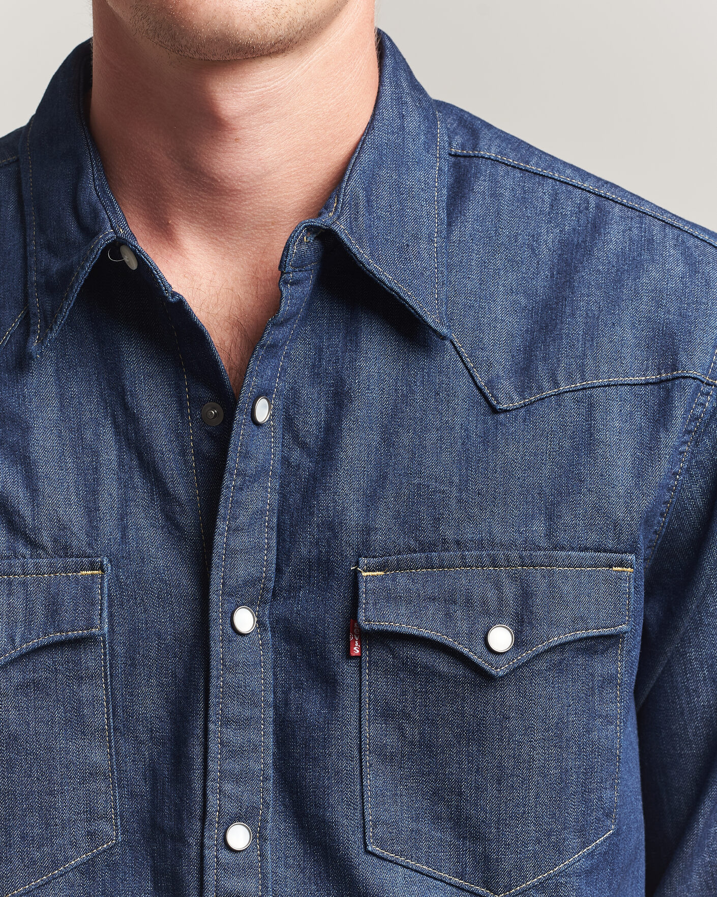 Homme | Chemises | Levi's | Barstow Western Standard Shirt Rinse Marbled