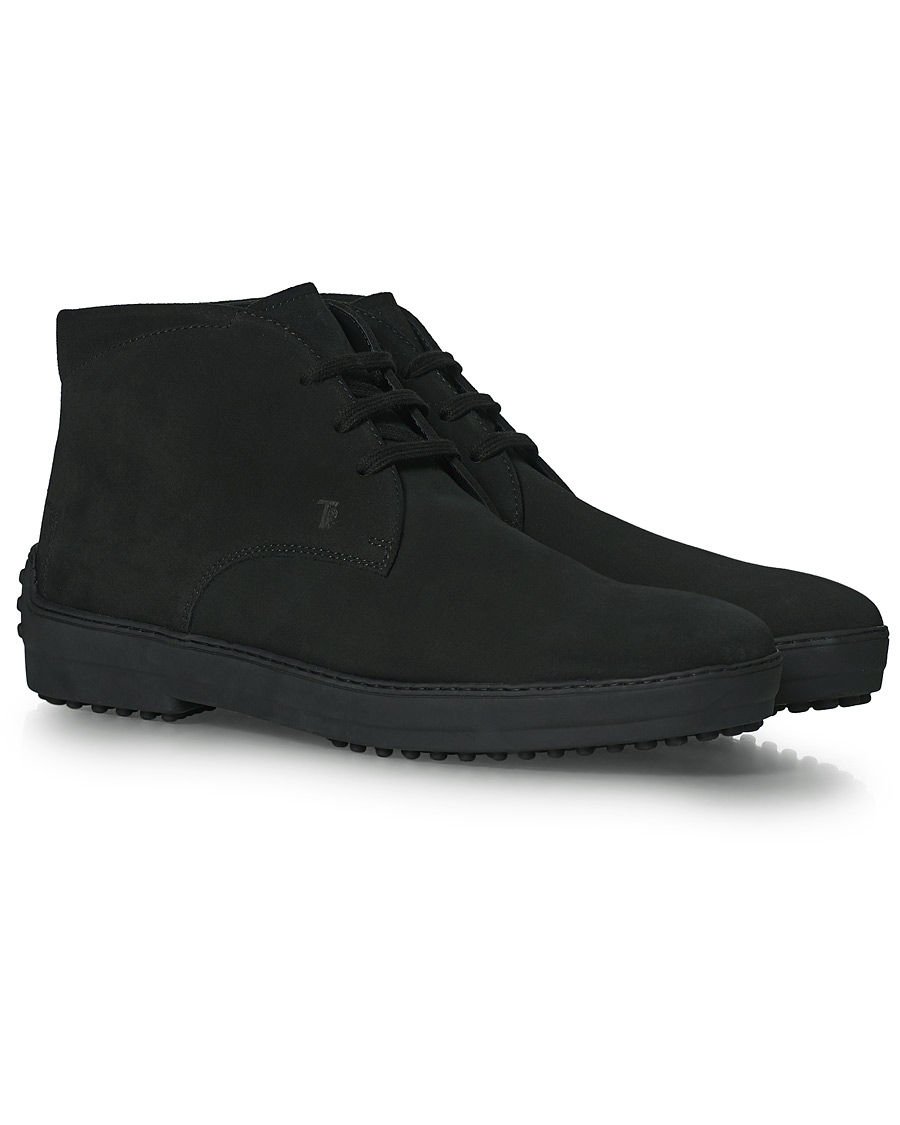 Homme | Tod's Winter Gommini Boots Black Suede | Tod's | Winter Gommini Boots Black Suede
