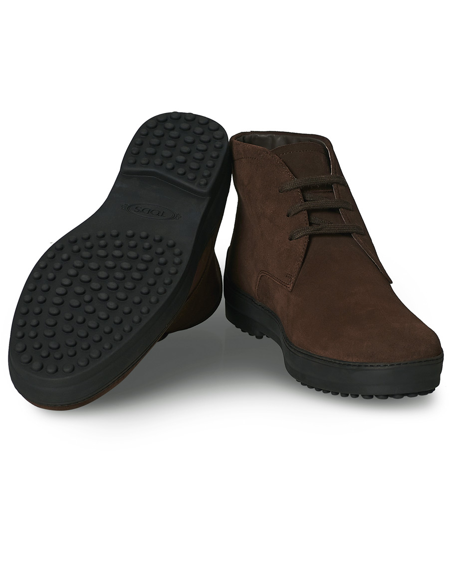 Homme | Tod's Winter Gommini Boots Dark Brown Suede | Tod's | Winter Gommini Boots Dark Brown Suede