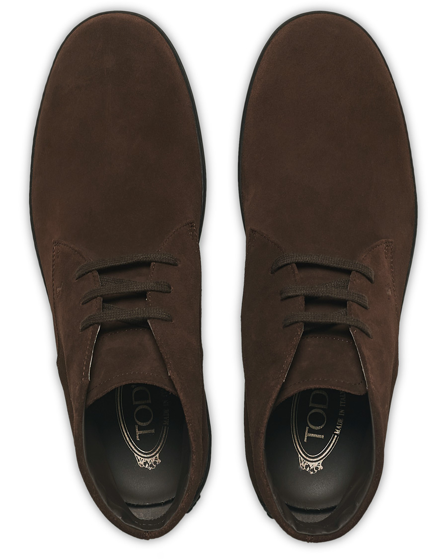Homme | Tod's Winter Gommini Boots Dark Brown Suede | Tod's | Winter Gommini Boots Dark Brown Suede