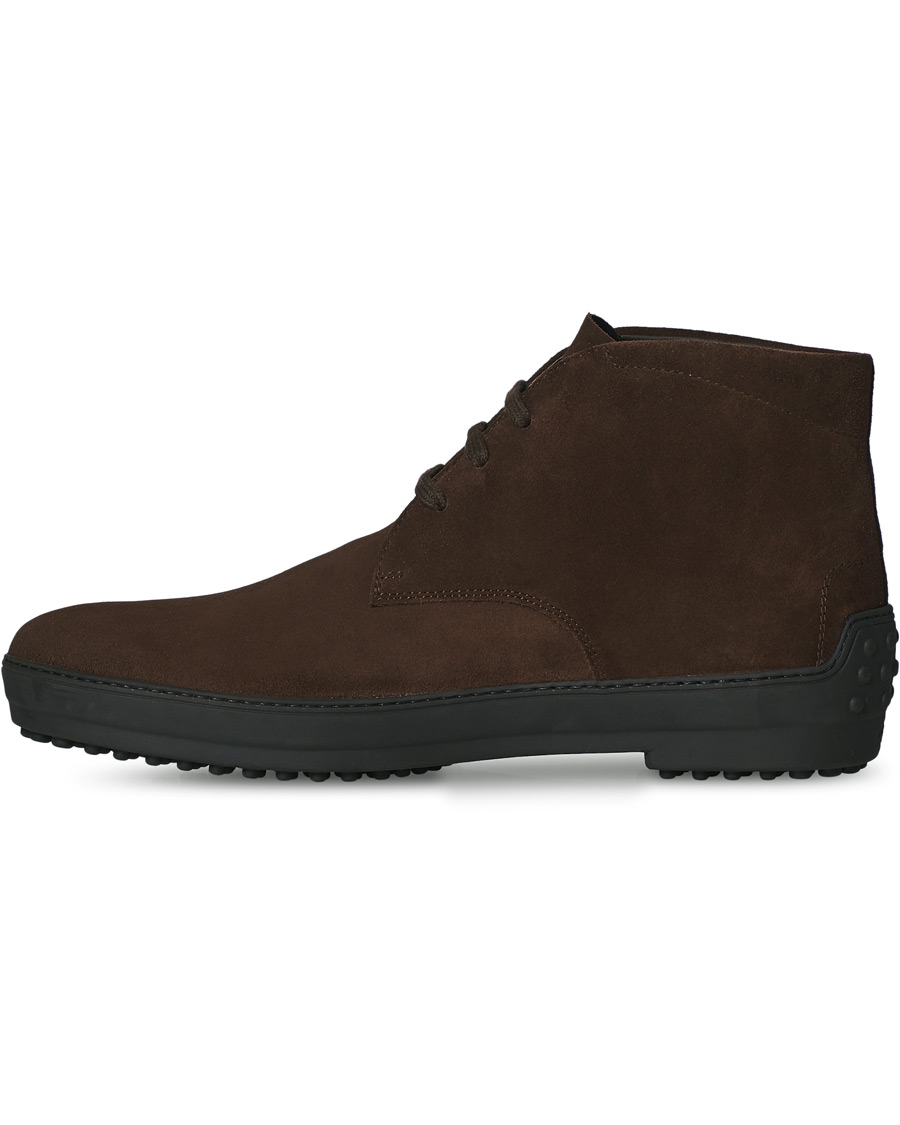 Homme | Tod's Winter Gommini Boots Dark Brown Suede | Tod's | Winter Gommini Boots Dark Brown Suede