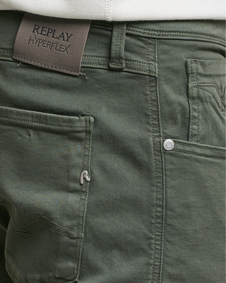 Homme | Pantalons | Replay | Anbass Hyperflex X.Lite 5-Pocket Pants Olive Green