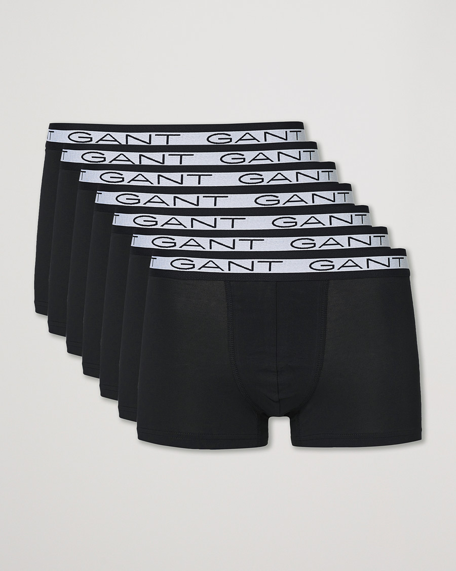 Homme | Sous-Vêtements Et Chaussettes | GANT | 7-Pack Trunks Black
