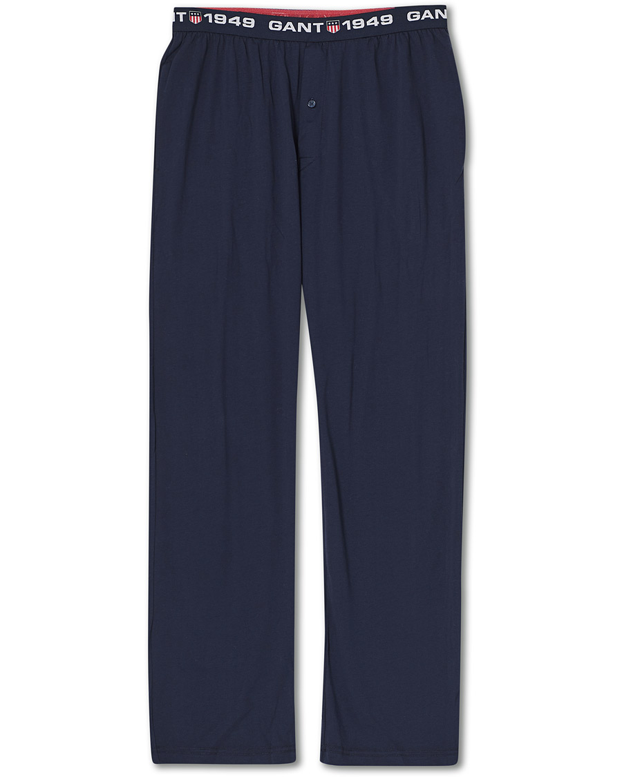 Homme | Pantalons | GANT | Retro Shield Jersey Pants Evening Blue