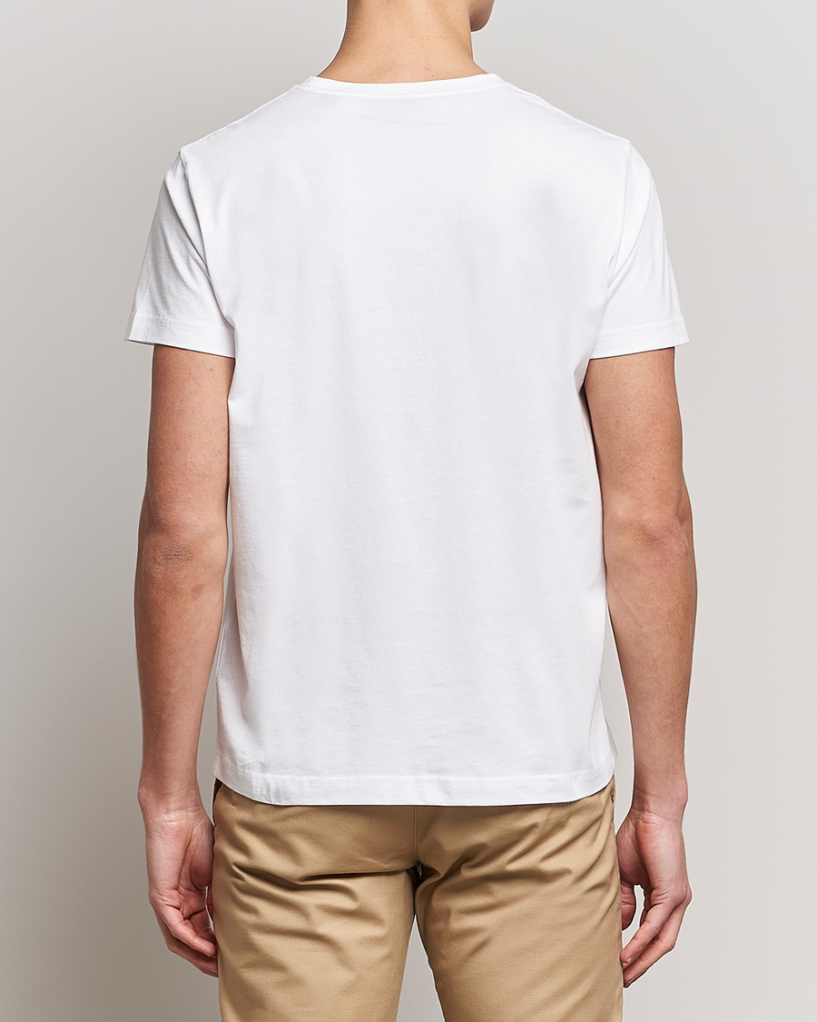 Homme | T-shirts | GANT | Archive Shield Logo Crew Neck Tee White