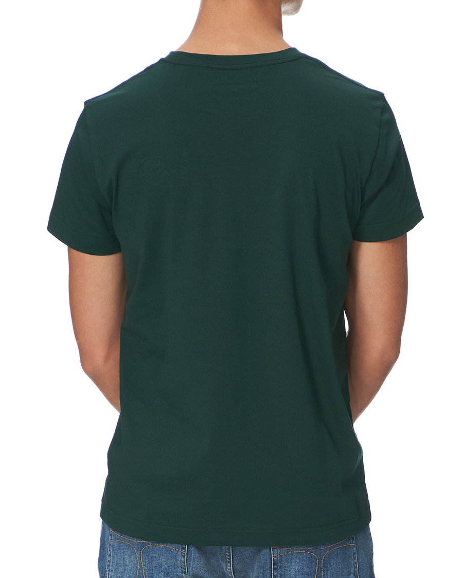 Homme | T-shirts | GANT | Archive Shield Logo Crew Neck Tee Tartan Green