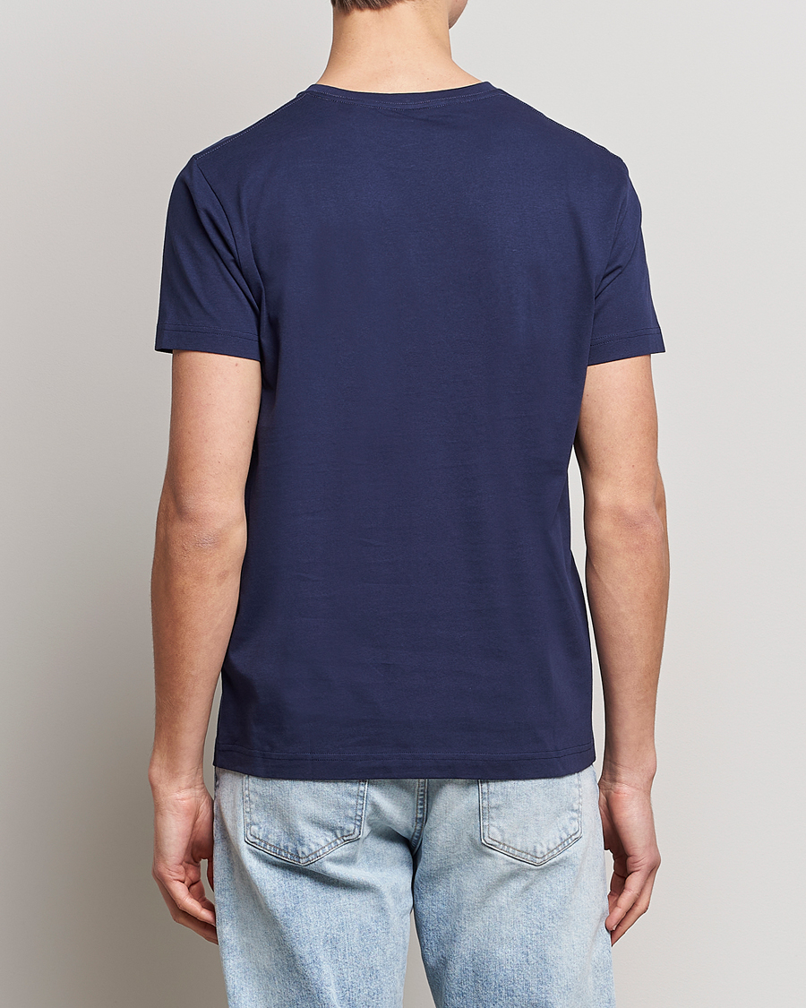 Homme | T-shirts | GANT | Archive Shield Logo Crew Neck Tee Evening Blue