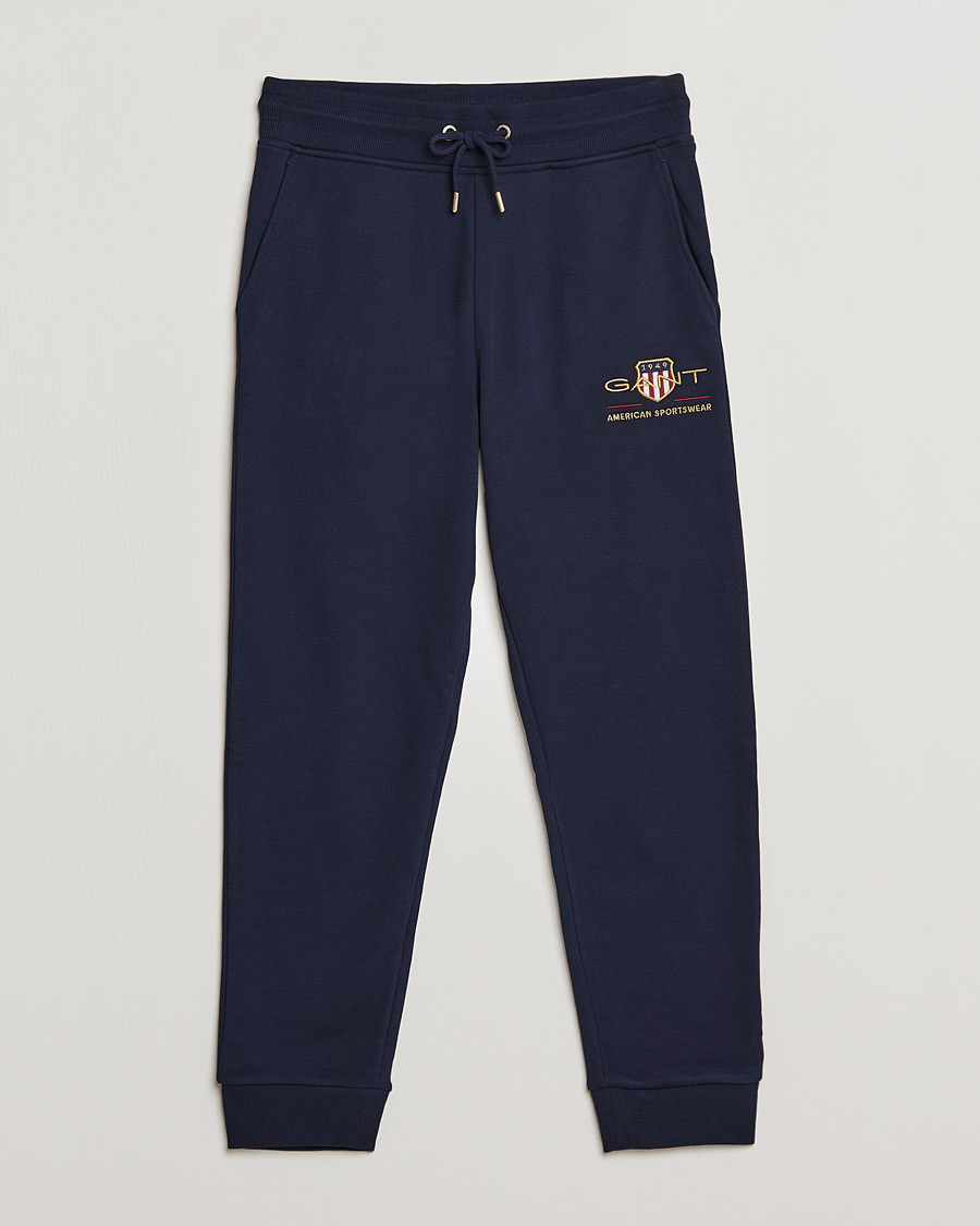 Homme | Pantalons | GANT | Archive Shield Sweatpants Evening Blue