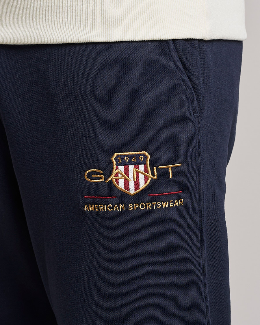 Homme | Pantalons | GANT | Archive Shield Sweatpants Evening Blue
