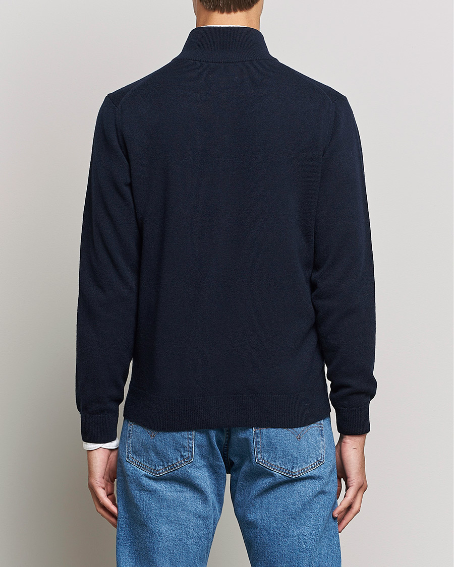 Homme | Pulls Et Tricots | GANT | Lambswool Full Zip Marine