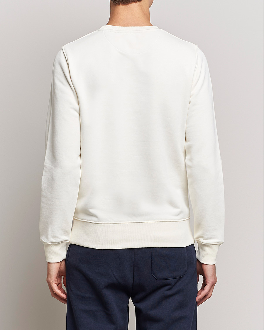 Homme | Pulls Et Tricots | GANT | Original Shield Logo Crew Neck Sweatshirt Eggshell