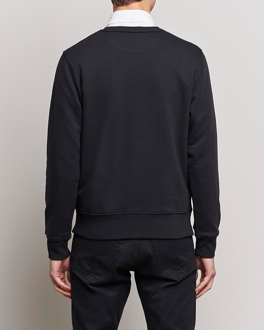 Homme | Pulls Et Tricots | GANT | Original Shield Logo Crew Neck Sweatshirt Black