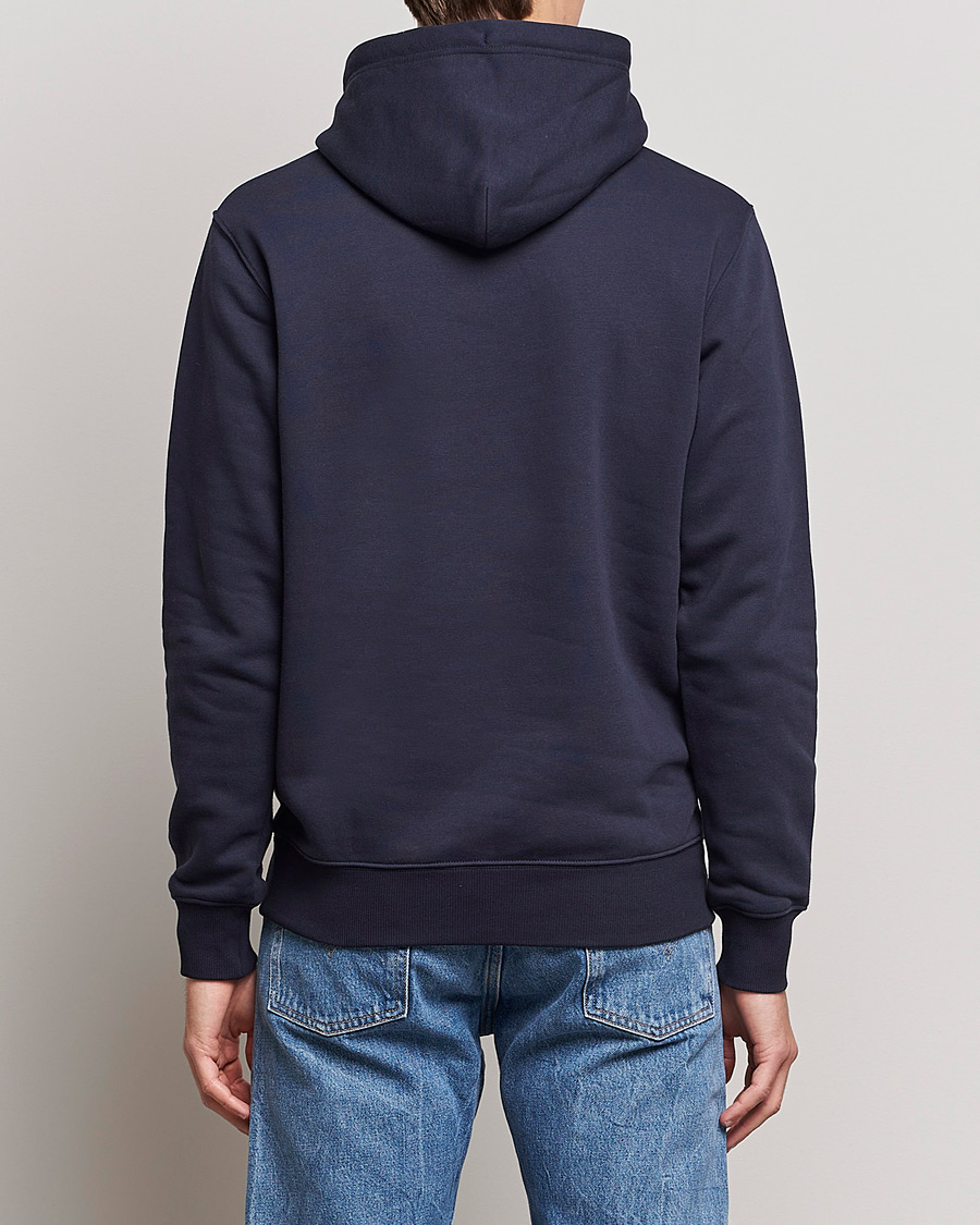 Homme | Pulls Et Tricots | GANT | Original Shield Logo Hoodie Evening Blue
