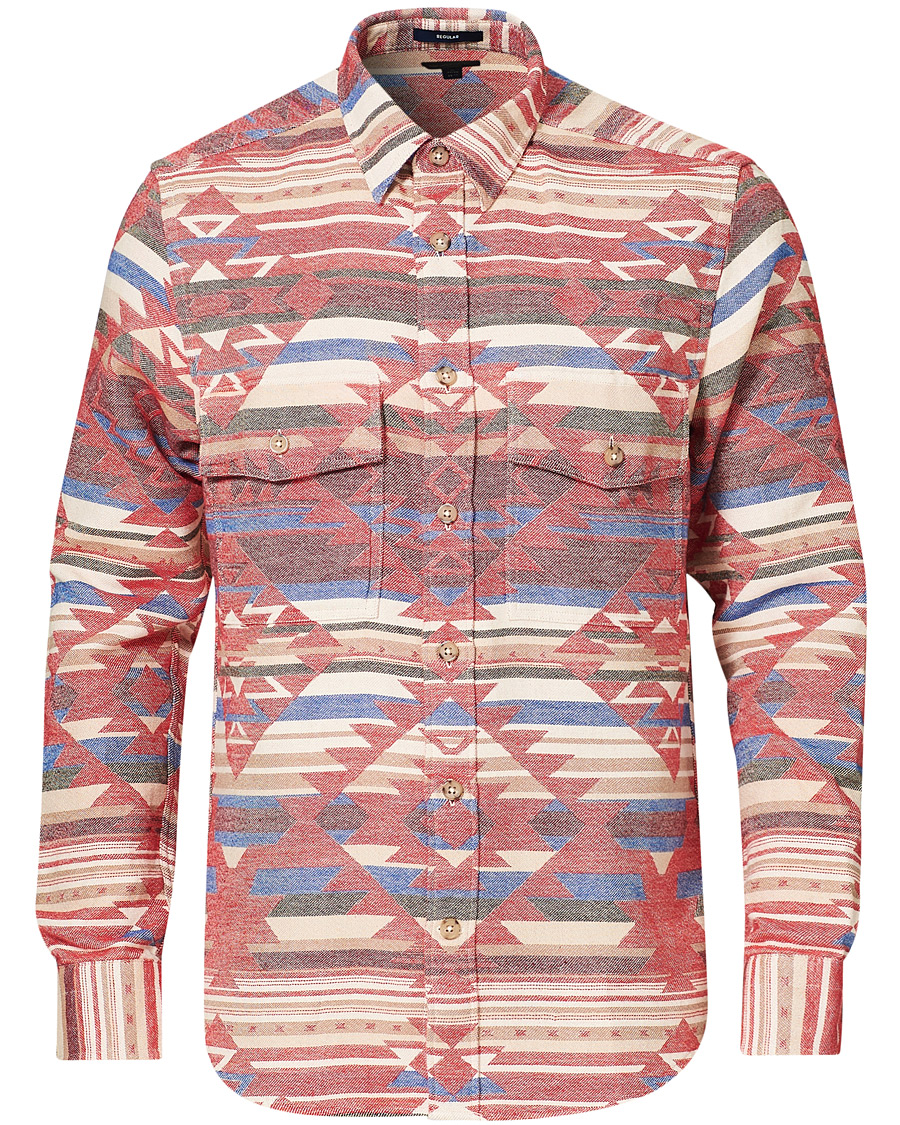 Homme | Chemises | GANT | Regular Fit Geometric Jacquard Shirt Multi