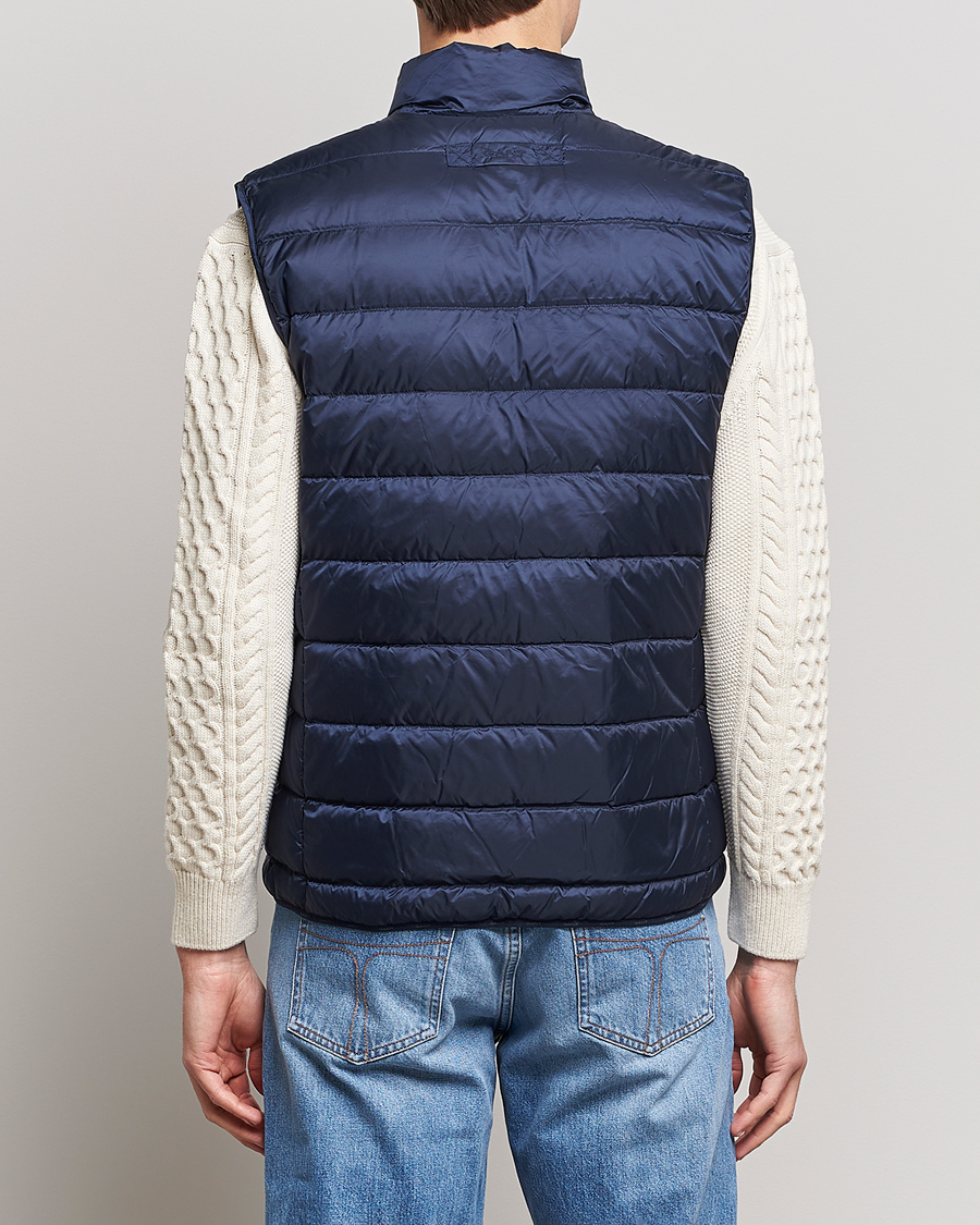 Homme | Gilets | Gant | The Light Down Gilet Evening Blue